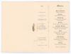 Kent C.C.C. County Champions 1906. Rare official &lsquo;Band of Brothers Cricket Club&rsquo; menu for the dinner to &lsquo;The Amateurs Kent XI (The Cricket Champions)&rsquo;, held at The Grand Hotel, Trafalgar Square, 10th December 1906. The menu with &lsquo;We Are a Band of Brothers - 2