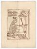 &lsquo;Dinner to the Australian Imperial Force 1919 Cricket Team&rsquo;. Original folding menu for the end of tour Dinner held at the Cafe Monico, London, on the 15th September 1919. The Dinner was organised by John Wisden & Co. to celebrate the tour. The menu with a