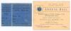 Australia tours to England 1934, 1938 & 1948. Three double sided menu cards from the Maynard Arms, Grindleford, each with blank menu with hotel emblem to one side and, to the verso, printed facsimile signatures of the Australian touring parties. The menus - 3