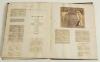 Cricket scrapbook 1880s/1890s. Early original scrapbook collected by &lsquo;J.A.C&rsquo;. comprising a selection of cuttings, photographs, fixture cards etc. including a good number of magazine article extracts covering County Championship match reports and statistic - 7
