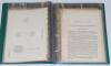 Original Patents. Two green folders containing original cricket patents for cricket bats. The first &lsquo;Cricket Bats 1876-1885&rsquo; and the second &lsquo;Cricket Bats 1886-1895&rsquo; comprising forty eight original printed &lsquo;Provisional Specification&rsquo; patent documents. all - 3
