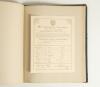 Percy George Herbert Fender. Sussex, Surrey & England 1910-1935. Large album comprising eighteen original school certificates/ reports issued to Fender in his time at St. George&rsquo;s College, Weybridge for the academic years 1902/03-1905/06. Includes nine or - 6