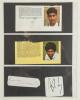 India 1940s onwards. A selection of signatures of Indian and some Pakistan cricketers on pieces, colour and mono photographs and cuttings. Thirty three signatures in total. Earlier signatures on pieces include D.K. Gaekwad, P. Roy, R.V. Divecha, C.T. Sarw - 2