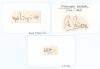 Syed Wazir Ali. India 1932-1936, Mahomed Nissar. India 1932-1936 and Laxmidas Purshottamdas Jai. India (one Test) 1933. Ink signatures of the three players on paper pieces laid down to cards. Good condition