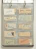 International Test and County signatures 1920s-1980s. File containing over three hundred signatures, mainly of cricketers with the odd footballer, in ink and pencil, the majority on individual pieces, with the odd small multi-signed album page. Signatures - 5
