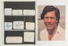 Pakistan 1950s-2010s. A collection of approx. sixty signatures on album pages, cards, cuttings, pieces (some laid down) and the odd photograph. Earlier signatures include Hanif Mohammad, Javed Burki, Munir Malik, Afaq Hussain, Javed Akhtar, Javed Miandad, - 3