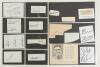 South Africa 1920s onwards. Thirty three signatures on pieces, label, cutting etc. Includes the earlier signatures of Herbie Taylor and Alex &lsquo;Sandy&rsquo; Bell, also Ian Smith, Bacher, Winslow, McLean, Adcock, Cronje, Liebenberg, Ackerman, Donald, Symcox, Rhode - 2
