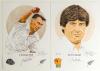 New Zealand. An extensive collection of over one hundred and thirty signatures very nicely presented in two black binders. The majority of signatures are in ink on pieces, laid down with biographical extracts of each player mainly taken from Christopher M - 9