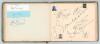 Test and international cricketers 1930s onwards. Album comprising an excellent selection of over five hundred signatures, mainly modern with some earlier, the majority signed on pages back-to-back, the odd signature on piece laid down, many with small cut - 3
