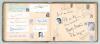 Test and international cricketers 1930s onwards. Album comprising an excellent selection of over five hundred signatures, mainly modern with some earlier, the majority signed on pages back-to-back, the odd signature on piece laid down, many with small cut - 4