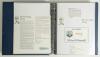 West Indies. An extensive collection of over one hundred and sixty signatures very nicely presented in two binders. The majority of signatures are in ink on pieces, laid down with biographical extracts of each player mainly taken from Christopher Martin-J