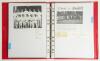 Australia 1940s onwards. A good selection of over forty signatures very nicely presented in one red binder comprising &lsquo;Australia Test Player&rsquo; cards, some on pieces laid down, also to pieces, cuttings, the odd trade card, photograph, match ticket etc., the - 4
