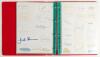 Test and County signatures. An extensive collection of over two hundred and twenty signatures, covering mainly modern English Test and County players, and overseas players from Australia, West Indies, South Africa, India, Sri Lanka etc. All very nicely pr