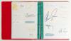 Test and County signatures. An extensive collection of over two hundred and twenty signatures, covering mainly modern English Test and County players, and overseas players from Australia, West Indies, South Africa, India, Sri Lanka etc. All very nicely pr - 2