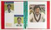 Test and County signatures. An extensive collection of over two hundred and twenty signatures, covering mainly modern English Test and County players, and overseas players from Australia, West Indies, South Africa, India, Sri Lanka etc. All very nicely pr - 5