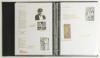 England Test Cricketers 1930s onwards. A good selection of over one hundred and thirty signatures, the majority of England Test players, very nicely presented in two binders. Signatures are to pieces laid down, white cards, cuttings, magazine extracts etc - 2