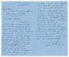 John Walter Rutherford. Western Australia & Australia 1952-1961. Two page hand written aerogramme letter from Rutherford to Jack Sokell of the Wombwell Cricket Lovers&rsquo; Society. Dated 6th April 1956, Rutherford is writing from the S.S. Himalaya on the voya