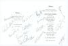&lsquo;England v. Australia 1880-1980 Centenary Dinner&rsquo; 1980. Official M.C.C. folding menu for the Dinner held at Lord&rsquo;s 26th August 1980. Signed to the centre pages by fourteen attendees. Signatures include Greg Chappell, Colin Ingleby-Mackenzie, Doug Ring, Do - 2