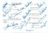&lsquo;M.C.C. Anniversary and South African Touring Team Dinner&rsquo; 1998. Official M.C.C. folding menu, invitation card and table plan booklet for the Dinner held at Lord&rsquo;s 12th May 1998. The menu boldly signed to the centre and rear pages by nineteen attendees. S - 2