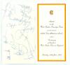 &lsquo;M.C.C. Lunch to the West Indies Touring Team commemorating the 100th Test Match at Lord&rsquo;s and the Centenary of the first West Indies Tour to England&rsquo;. 2000. Official M.C.C. folding 8pp menu booklet for the Lunch held at Lord&rsquo;s 20th June 2000. Contents in
