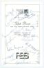 West Indies tour to England 1976. Official folding menu for the Tribute Dinner given by the Sheffield Cricket Lovers&rsquo; Society to the West Indies touring team, held at City Hall, Sheffield, 30th June 1976. Printed title to front, Menu and Toasts to inside.