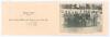Walter Latter &lsquo;Tich&rsquo; Cornford. Sussex & England 1921-1947. M.C.C. Tour of Ceylon and Australia 1929/30. Official M.C.C. folding printed Christmas card for the tour with M.C.C. George and the dragon emblem to front cover, greeting and mono image of the te