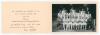 Hugh Tryon Bartlett. Surrey, Cambridge University & Sussex 1933-1949. Official M.C.C. 1938/39 Christmas card from the &lsquo;Timeless Test&rsquo; tour with cover image of a map showing England and South Africa with emblem of M.C.C. and South Africa. To inside a photo