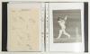 Leicestershire C.C.C. 1960s-1980s. Black folder comprising a large selection of signed magazine extracts, cuttings, pages, odd photograph etc. of Leicestershire teams and players. Over three hundred signatures with heavy duplication. Signatures include Il - 3