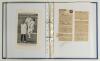 Warwickshire C.C.C. 1950s-1980s. Blue folder comprising a large selection of signed magazine extracts, cuttings, pages etc. of Warwickshire teams and players. Over two hundred and eighty signatures with heavy duplication. Signatures include Horner, Barber - 4
