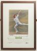 Famous Test Cricketers. A colour image of Garry Sobers batting, signed by him, similar to the The Lord&rsquo;s Taverners Fifty Greatest&rsquo; image, a large colour limited edition print of David Gower batting, entitled &lsquo;The Batsman&rsquo;, signed by him and the artist Man - 3