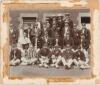 Australian tour of England 1905. &lsquo;England v Australia, 5th Test, The Oval 1905&rsquo;. Excellent large sepia photograph of the two teams, standing and seated in rows, the majority wearing blazers, caps and boaters, with the two Captains, F.S. Jackson and Joe Da - 2