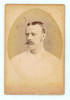 William Lloyd Murdoch. New South Wales, Sussex, London County, England & Australia 1875-1904. Excellent sepia cabinet card photograph of Murdoch, head and shoulders, wearing cricket shirt. Cabinet card by London Stereoscopic & Photographic Company Ltd of 