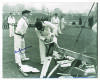 Donald George &lsquo;Don&rsquo; Bradman. New South Wales, South Australia & Australia 1927-1949. Australian tour of England 1948. Excellent original mono photograph of Bradman and the Australian team practicing in the nets at Lord&rsquo;s prior to the second Test staring o