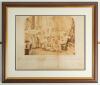 &lsquo;England&rsquo;s Twelve Champion Cricketers Photographed on board ship at Liverpool Sept. 7th 1859&rsquo;. Reproduction from the original sepia photograph of George Parr&rsquo;s team for the first England overseas cricket tour. The photograph features the players in cricke