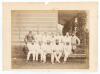 Gloucestershire County Cricket Club 1876. Original photograph of the Gloucestershire team taken at Clifton College, Bristol circa July 1876. The players standing and seated in rows in cricket attire, the majority wearing caps. The photograph features thre