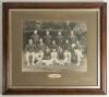 Oxford University 1914. Excellent original mono photograph of the Oxford team, standing and seated in rows wearing University C.C. blazers. This was the team that played Cambridge at Lord&rsquo;s in July 1914. Players featured include F.H. Knott (Cpt), D.J. Kni