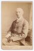 Percy Melville Thornton. Cambridge & Middlesex. Original sepia cabinet card photograph of Thornton in later life as MP for Clapham. Photograph by Webster Bros of Clapham. Card measures approx 4.25&rdquo;x6.5&rdquo;. Minor marks, rounding to one card corner otherwise 
