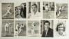 Signed Test and County cricketers photographs 1950s-1970s. A good selection of twenty two original mono press photographs, each signed by the featured player(s). Images depicts match action, being presented to The Queen, entering the field, player profile