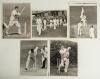 Signed Test and County cricketers photographs 1950s-1970s. A good selection of twenty two original mono press photographs, each signed by the featured player(s). Images depicts match action, being presented to The Queen, entering the field, player profile - 3