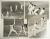 Tony Greig 1970s. Four large exhibition style mono photographs of Greig in Test match action against Australia and West Indies. Subjects are Greig juggling a caught and bowled chance off the batting of Rod Marsh, playing a full-blooded square-cut shot, st
