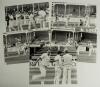 England v New Zealand 1983. A selection of eleven large/ oversize exhibition style original mono press photographs depicting match action, all most likely from the 4th (final) Test at Trent Bridge 25th- 29th August 1983. Players featured include Mike Gatt - 2