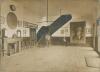 Surrey C.C.C. Scenes of The Oval 1895. Three original sepia photographs depicting the club secretary, Charles Alcock, seated in his office, another of groundsman Samuel Apted seated in the Long Room, and a view of the entrance to the pavilion. The photogr - 2