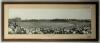 South Africa v England 1948. Large, attractive original panoramic mono photograph of Ellis Park, Johannesburg, taken during the second Test, 27th-30th December 1948, depicting the match in progress with huge crowds in attendance. Printed title to lower mo