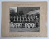 &lsquo;South African tour of Great Britain 1965&rsquo;. Official mono photograph of the South African touring party, sitting and standing in rows, wearing tour blazers. The photograph laid down to official mount with title to top border and players names printed to l