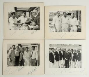 England v India 1967 and the &lsquo;The Horlicks Awards&rsquo; sponsorship of the Test series. A good selection of seven official mono press photographs of winners of &lsquo;The Horlicks Awards&rsquo; for the three Test matches played, each signed either to the photograph and/ o