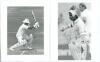 Sunil Manohar Gavaskar. Bombay, Somerset & India 1967-1987. Two original mono press photographs, both depicting Gavaskar in batting action for Rest Of the World v M.C.C. at Lord&rsquo;s August 1987 in his innings of 188, wearing his iconic head protector under 