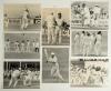 England v India 1990. Thirty original mono (four colour) press photographs of action from the England v India 1990 Test and one-day international series. One photograph is signed by Graham Gooch during his innings of 333 at Lord&rsquo;s. Other players featured 
