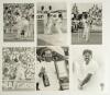 England v India 1990. Thirty original mono (four colour) press photographs of action from the England v India 1990 Test and one-day international series. One photograph is signed by Graham Gooch during his innings of 333 at Lord&rsquo;s. Other players featured - 2