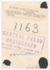 Vincent Adolphus Valentine. West Indies 1933. Excellent pre 1933 tour, head and shoulders, press photograph of Valentine wearing West Indies cap and blazer. Nicely signed in ink by Valentine, some smudging to signature . 4&rdquo;x6&rdquo;. Central Press Agency. Excel - 2