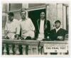 &lsquo;The Final Test&rsquo; 1953. Four original official mono photographs of stills from the film starring Jack Warner, directed by Anthony Asquith. One photograph features Warner in his character of Sam Palmer, playing his farewell Test match for England, on the ba